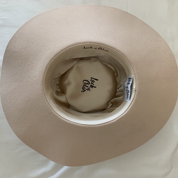 LACK OF COLOR Juno Boater hat Australian wool size M LN - Picture 3 of 5